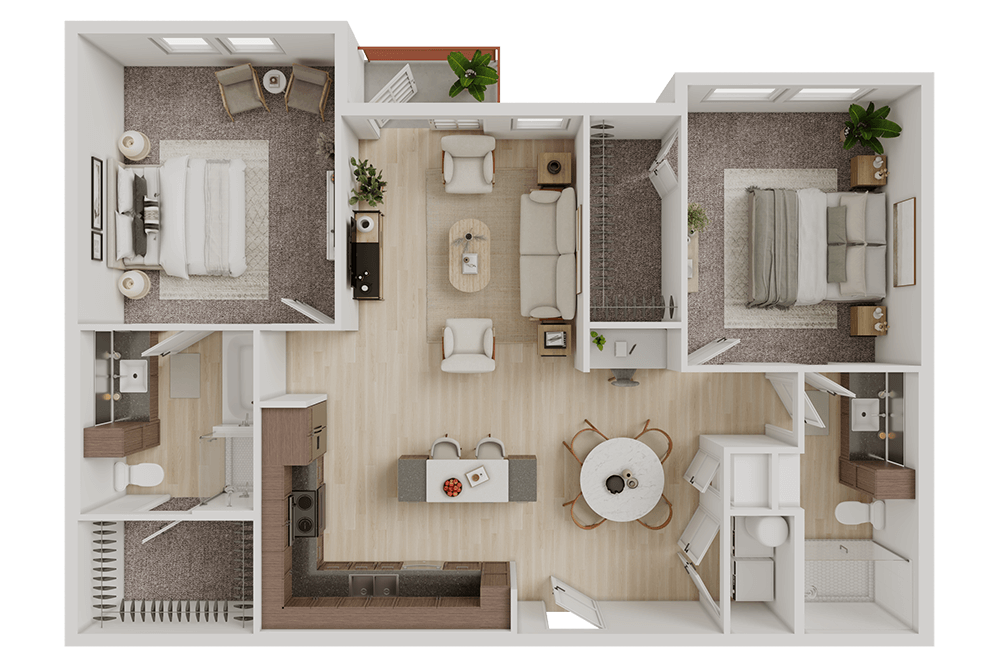 Floorplan Gardenia – B1a